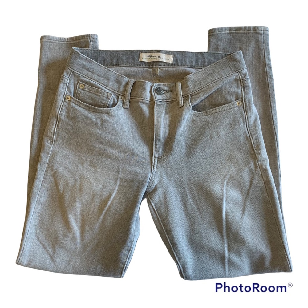Gap Skinny Jeans - Sz 27 Soft Grey Color